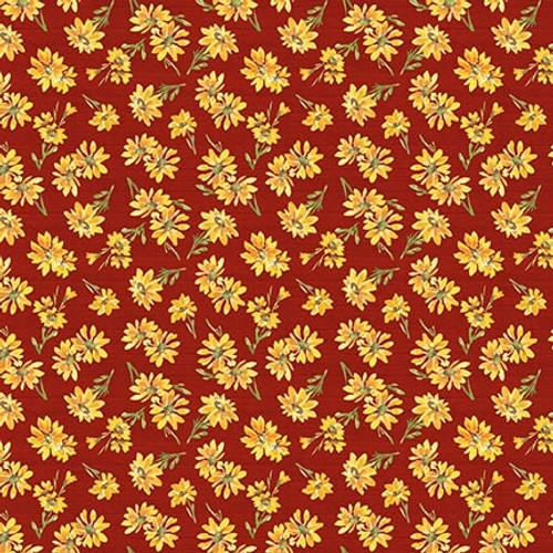 Blank Quilting - Autumn Blessings - Ditsy Floral, Autumn