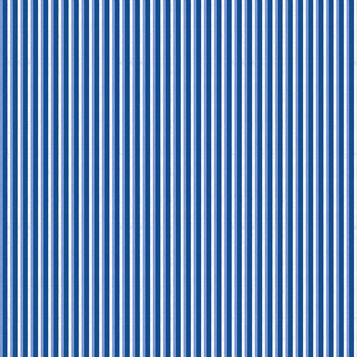 Blank Quilting - Blue Jubilee - Stripe, Medium Blue