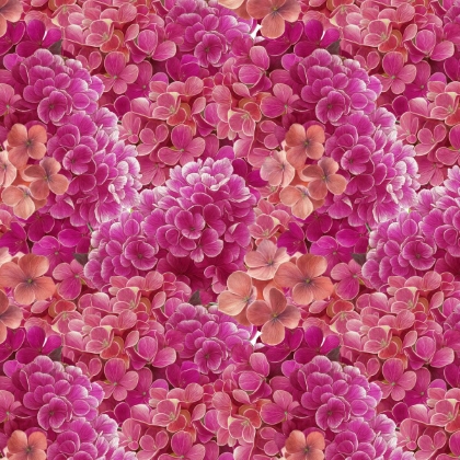 Blank Quilting - Florinda - Hydrangea, Fuchsia