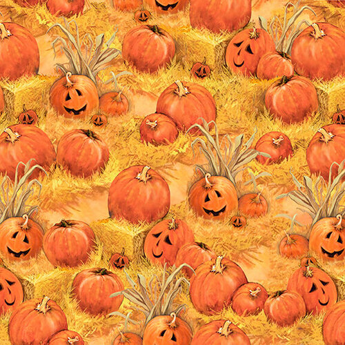 Blank Quilting - Golden Days - Pumpkin Patch, Orange