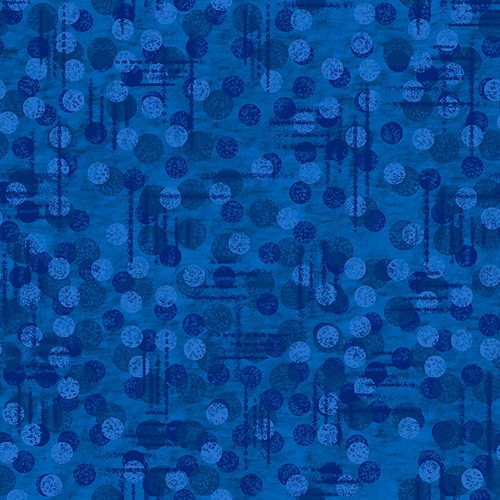 Blank Quilting - Jot Dot, Dark Blue