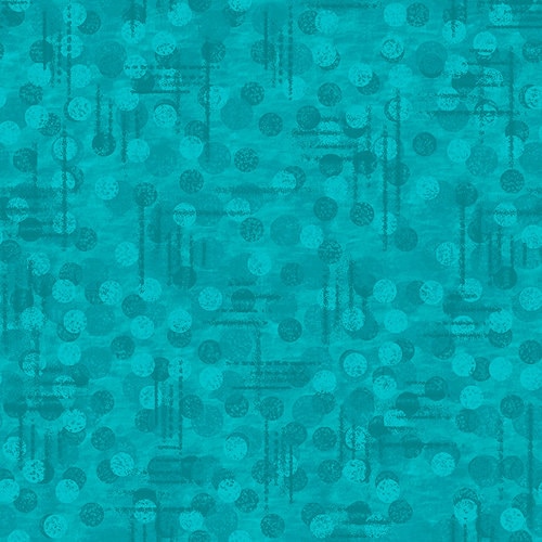 Blank Quilting - Jot Dot, Teal