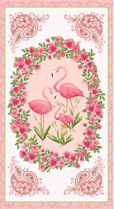 Blank Quilting - Let's Flamingle - 24' Flamingo Panel, Pink
