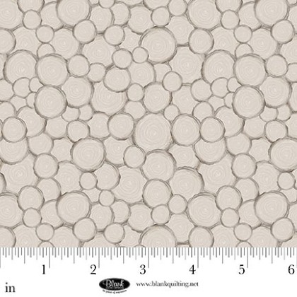 Blank Quilting - Petals & Pewter - Tree Trunk Geo, Gray