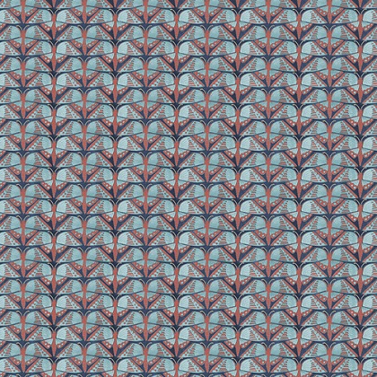 Blank Quilting - Sophisti-cats - Stylized Butterflies, Light Blue