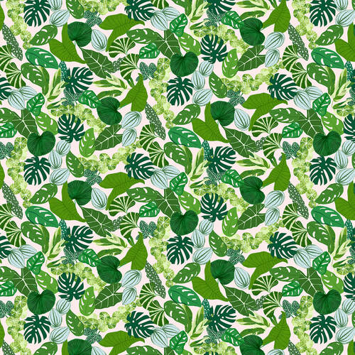 Blank Quilting - You Grow Girl - Allover Leaves, Green
