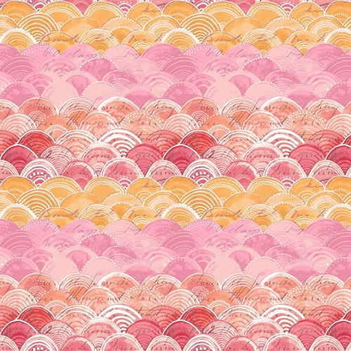 Blend Fabrics - Hello World - Itty Bitty, Pink