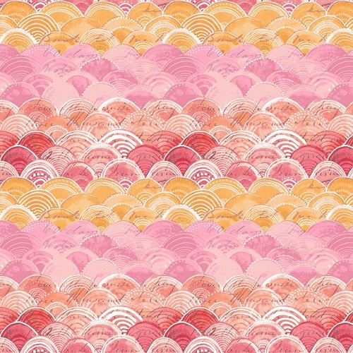 Blend Fabrics - Hello World - Itty Bitty, Pink