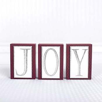 Block Set - Joy, Wood