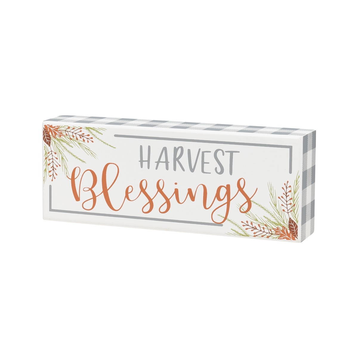 Block Sign - Harvest Blessings