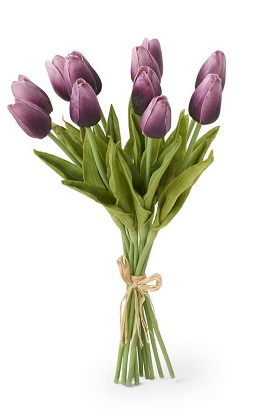 Bouquet - Tulip 13.5'. Purple