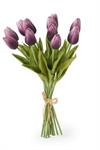 Bouquet - Tulip 13.5^. Purple