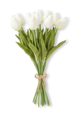 Bouquet - Tulip 13.5', White