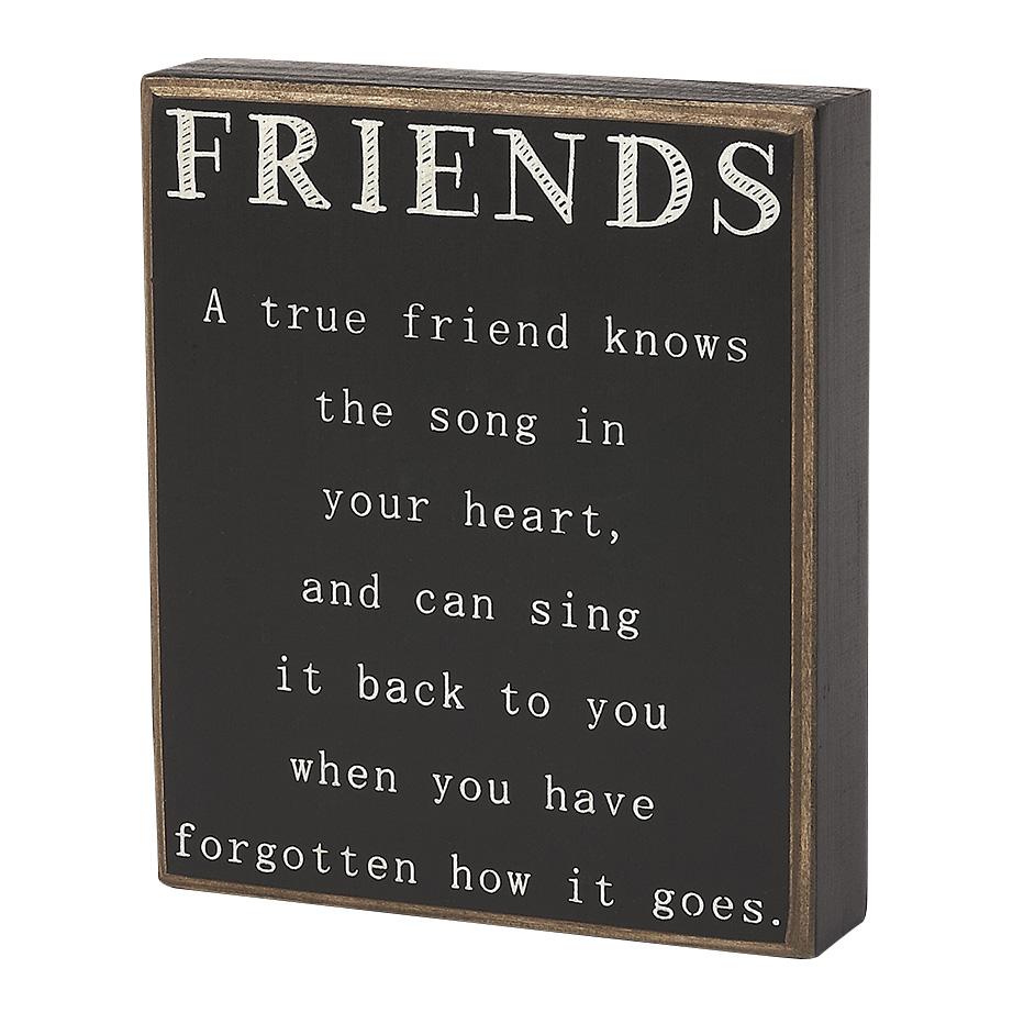 Box Sign - Friends