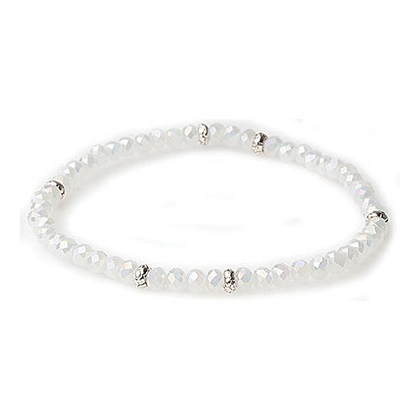 Bracelet - Mini Crystal - Ice White/Silver