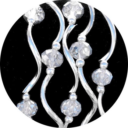 Bracelet - Silver Crystal