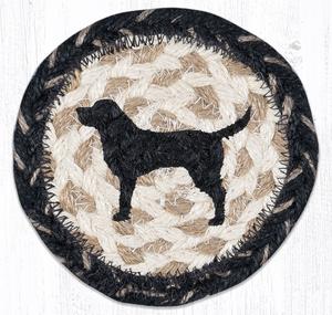 Braided Coaster - Black Lab, 5'