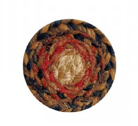 Braided Coaster -  Russet, 4' (Round)