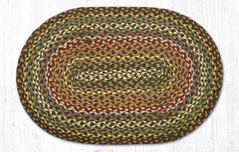 Braided Rug - Fir/Ivory, 5' X 8' (Oval)