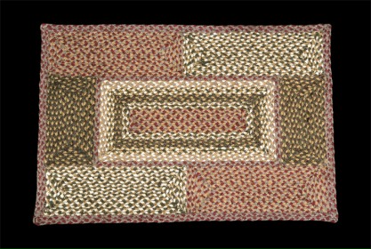 Braided Rug - Quilt Patch, 4' X 6' (Rectangle)