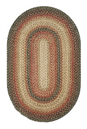 Braided Rug - Russet, 8' X 10' (Oval)