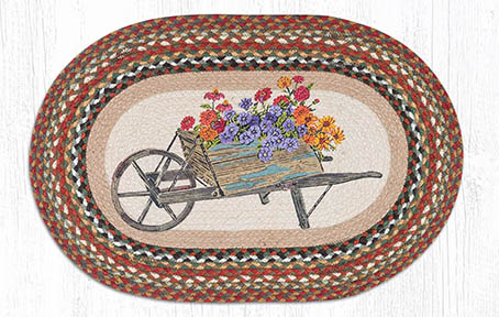 Braided Rug - Wheelbarrow, 20' X 30' (Oval)