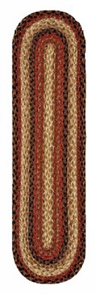 Braided Runner - Russet - 11' X 36' (Oval)