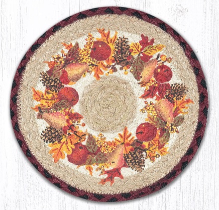 Braided Swatch - Autumn Wreath, 10'