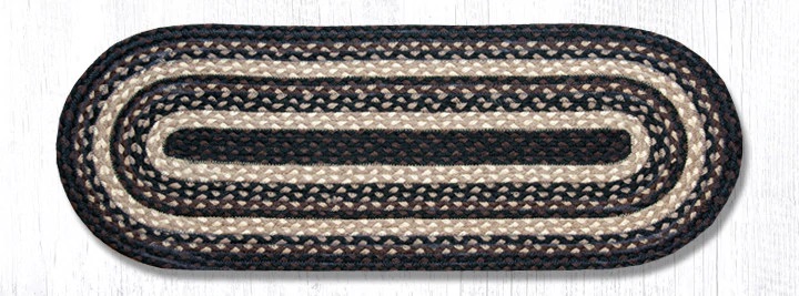 Braided Tablerunner - Mocha/Frappuccino, 13' X 36' (Oval)