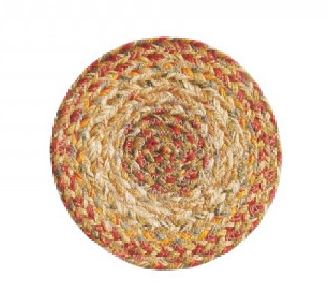 Braided Trivet - Harvest, 8' (Round)