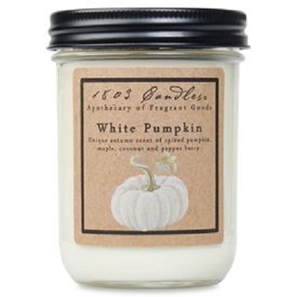 Candle - White Pumpkin Soy Candle.