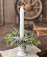 Candle Ring - Prickly Pine Snow
