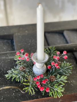 Candle Ring - Winter Jewel Hemlock 6'