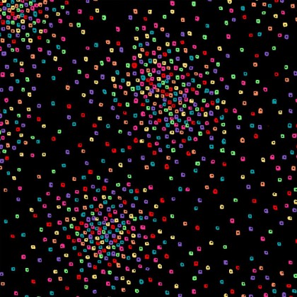 Clothworks - 108' Laurel Burch Digital - Confetti, Multi