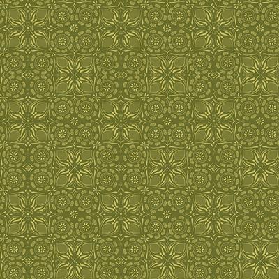 Clothworks - Canto - Tile, Olive