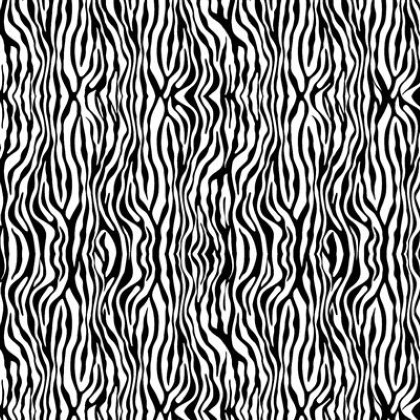 Clothworks - Earth Song - Digital Zebra Stripe, White