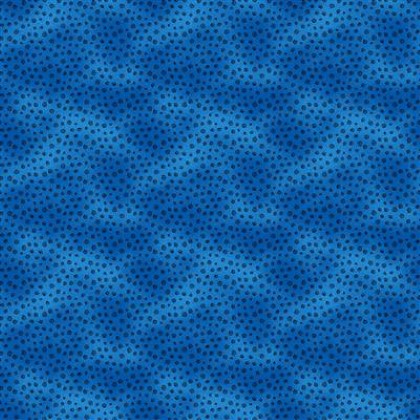 Clothworks - Earth Song - Spirals, Blue