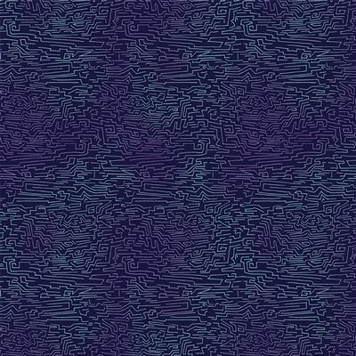 Clothworks - Fiesta Horses - Texture, Dark Purple
