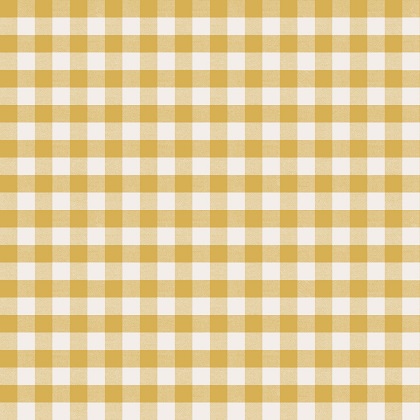 Clothworks - Happy Day Farm - Gingham, Gold