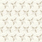 Clothworks - Staples V - Small Floral, Light Tan