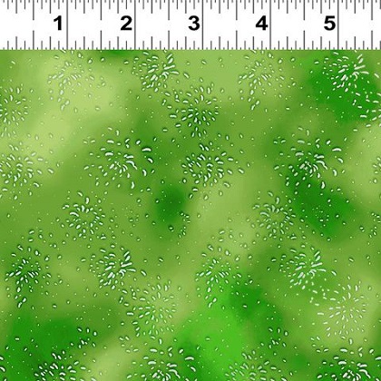Clothworks - Trellis - Tonal Burst, Dark Lime
