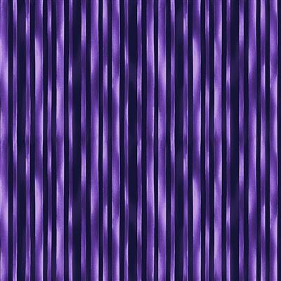 Clothworks - Trellis - Watercolor Stripe, Dark Orchid