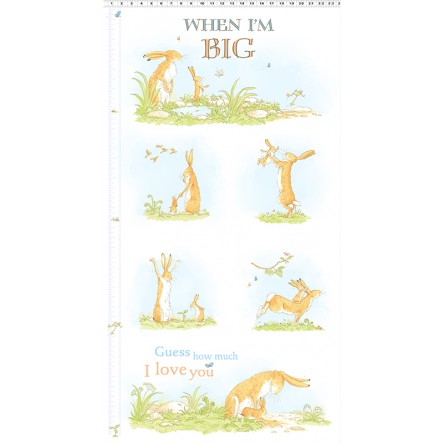 Clothworks - When I'm Big - 24' Growth Chart Panel, White