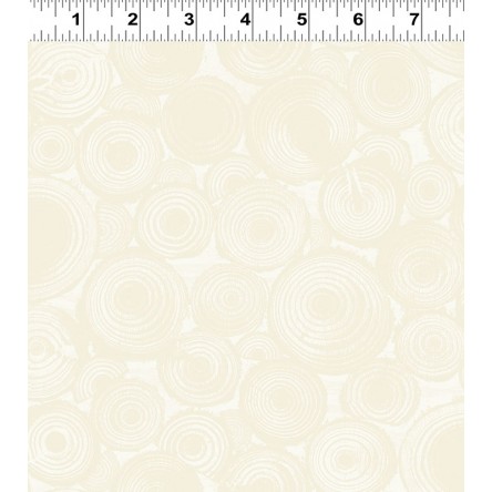 Clothworks - Wild and Free - Tonal Log Geo, Cream