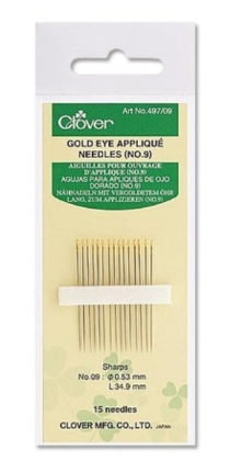Clover Needles - Goldeye Applique - Size #12