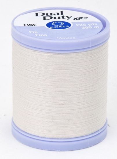 Coats & Clark - Fine Thread - 125 yds. - 100% Polyester, Natural