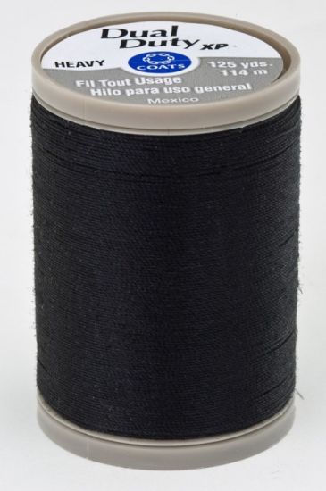 Coats & Clark - Heavy Thread - 125 yds. - 100% Polyester, Black