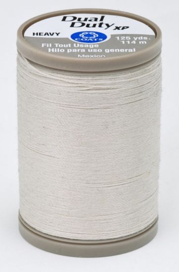 Coats & Clark - Heavy Thread - 125 yds. - 100% Polyester, Natural