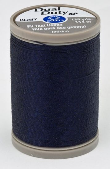 Coats & Clark - Heavy Thread - 125 yds. - 100% Polyester, Navy