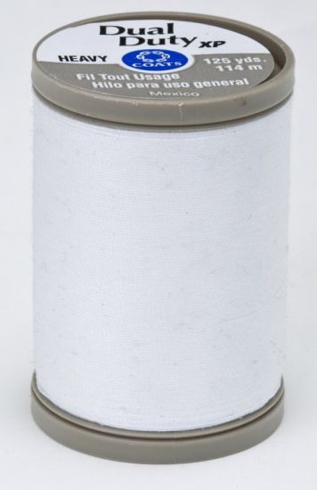 Coats & Clark - Heavy Thread - 125 yds. - 100% Polyester, White